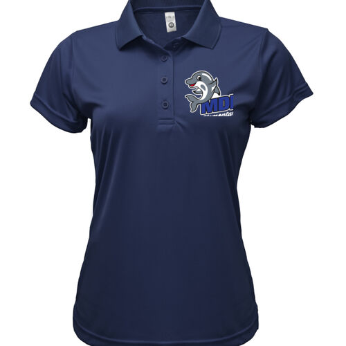 De Llano Dolphins Ladies Polo SS EMB Thumbnail