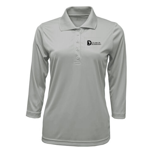 De Llano Dolphins Ladies Polo 3/4 Sleeve EMB Thumbnail