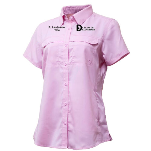 De Llano Dolphins Administration Ladies Fishing Shirt  Thumbnail