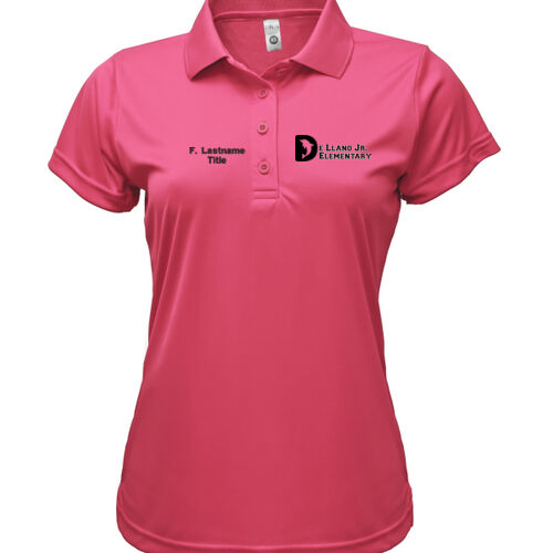 De Llano Dolphins Faculty Ladies Polo Shirt Thumbnail