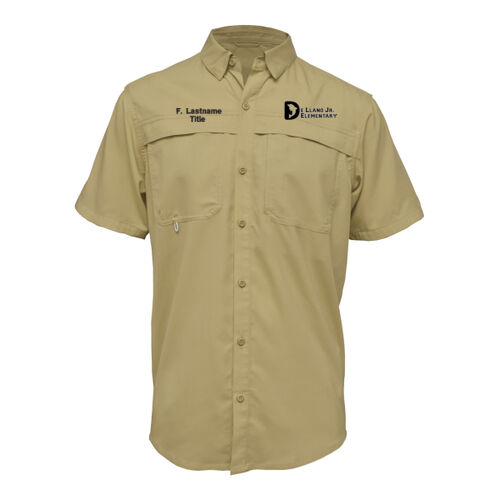De Llano Dolphins Faculty Men's Fishing Shirt  Thumbnail